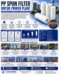 large PP Spun Filter untuk Power Plant
